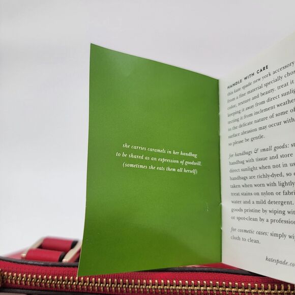 NWOT Kate Spade New York Newbury Red Lane Small Loden Satchel Bag - Picture 8 of 15